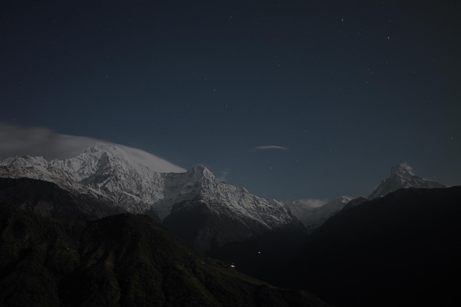 snow-mountains-sky-night